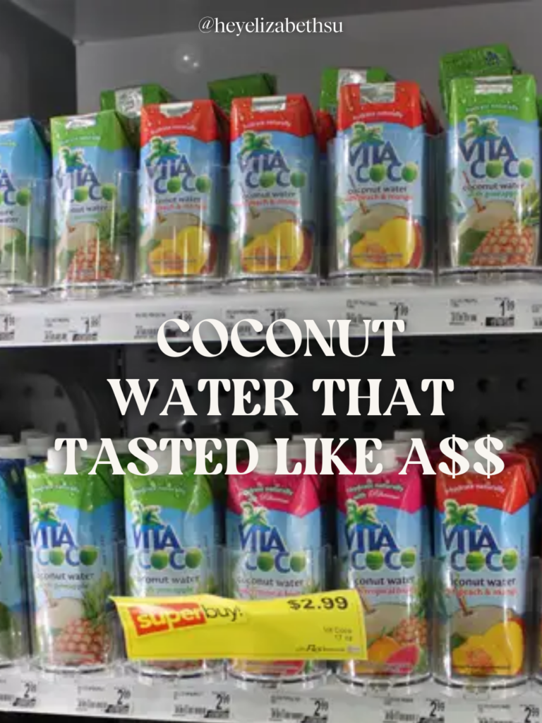 Coconut water trend
