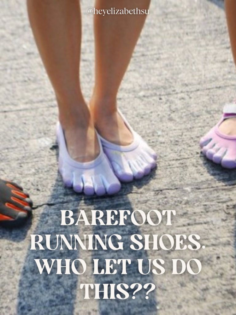 Barefoot running shoes trend