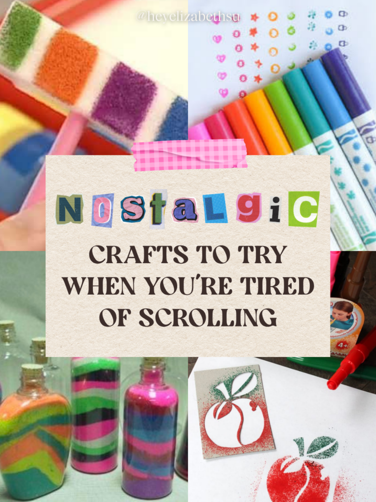 Nostalgic Crafts To Try When You're Tired Of Scrolling